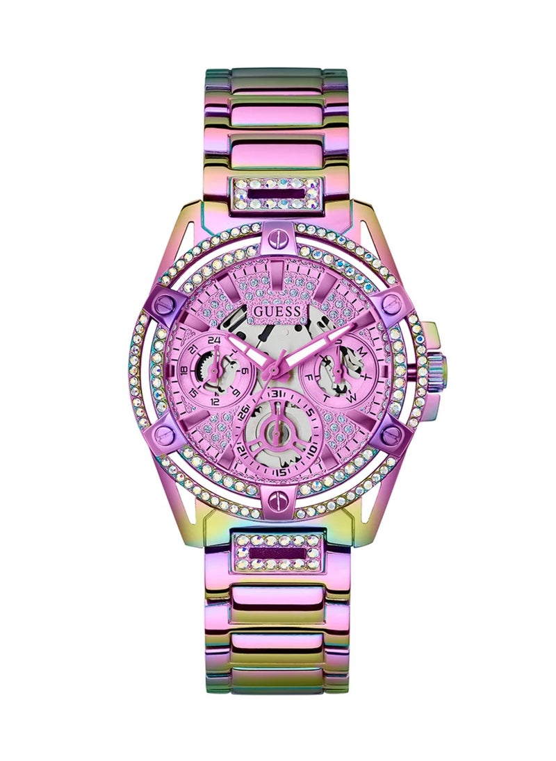 Ladies Iridescent Quartz Multi-function Stainless Steel Watch GW0464L4 - 40mm