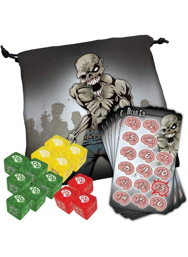 Dice Game, Adults And Family, Fast Pace Dice Game, Zombie Apocalypse Theme, Ages 10+, For 2+Players, Average Play Time 10-20 Minutes, From Steve Jackson Games,Red