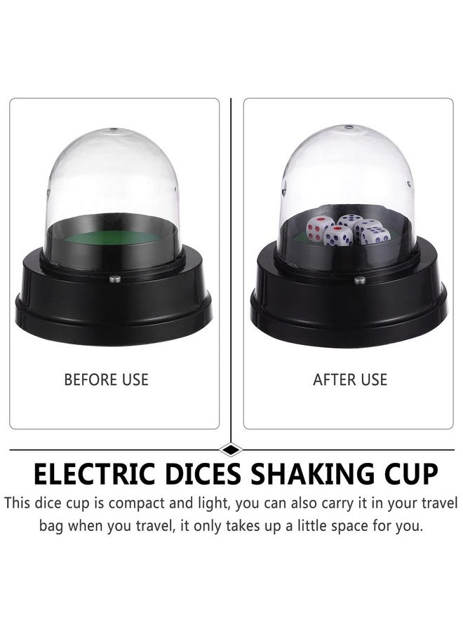 Automatic Dice Cup Electric Dice Roller Dice Automatic Roller Cup With 5 Dices For Ktv Pub Bar Party Board Game Accessories