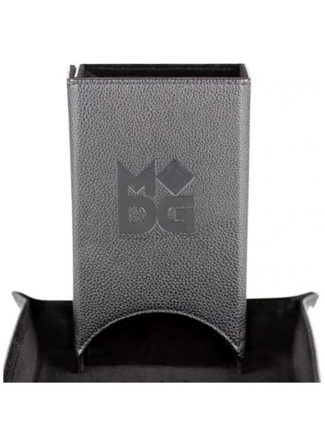 Dice Games Fold Up Dice Tower: Black, Role Playing Game Dice Accessories For Dungeons And Dragons