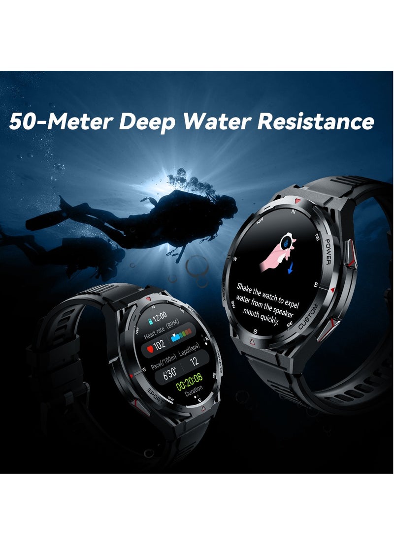 Rugged Smart Watch for Men 1.43