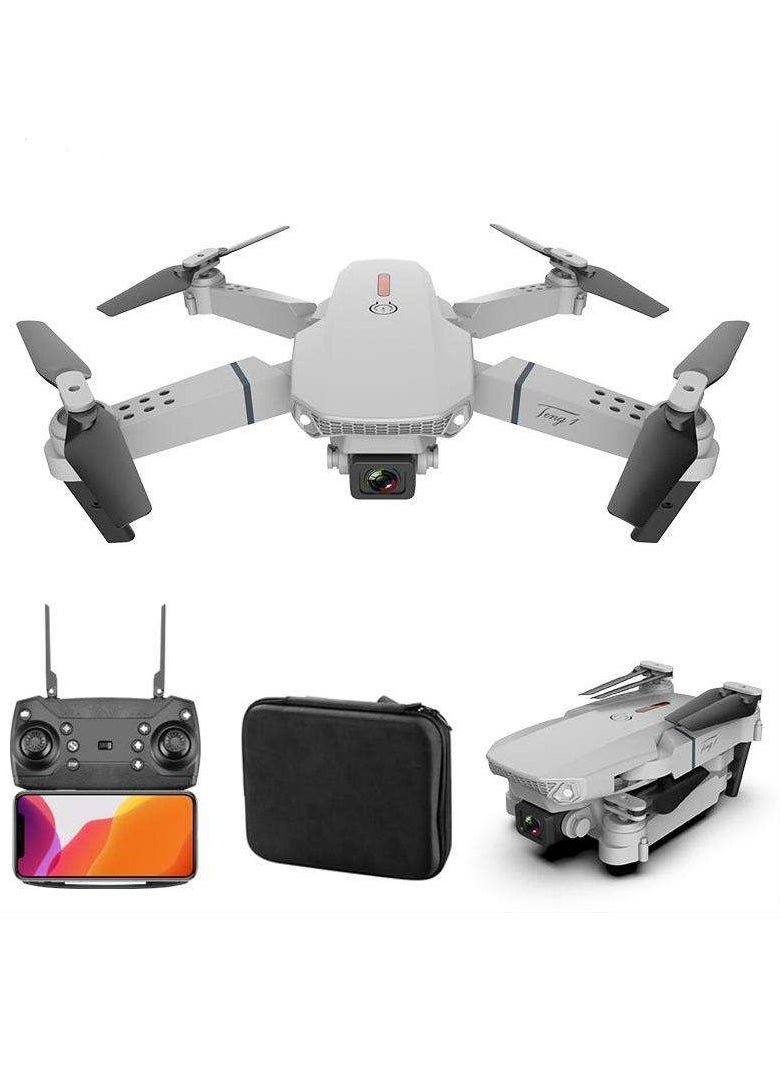 E88 Pro Drone with Camera, 4K HD Dual Camera, Less Than 100g, Small, Foldable, Toy Drone, For Kids, Up To 45 Minutes Flight Time, 1 Butteries, One Key Take OffLanding, Optical Flow, Altitude Hold, Trajectory Flight Mode, Headless Mode, 360 ° Flip, 2.4