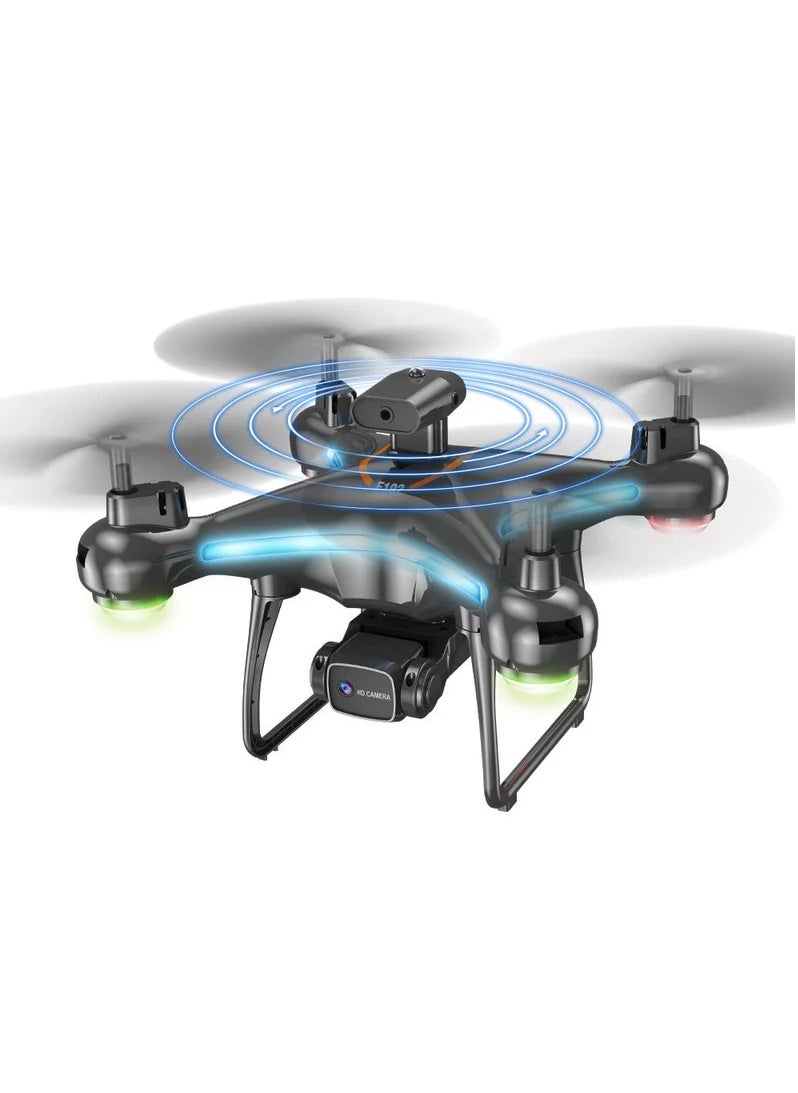 F192 Drone With HD Camera 90° Remote ESC Camera Multifunctional Mini Drone Optical Flow Positioning, Handless Mode, Altitude Mode, 306° Flip, WiFi, One Key Return, Obstacle Avoidance & LED Light