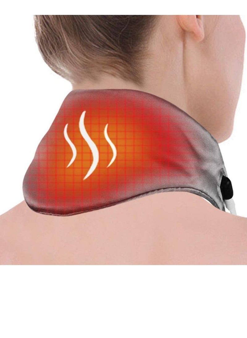 Neck Wrap Basic The Personal Electric Neck Calming Heating Massaging Pad with Vibrations