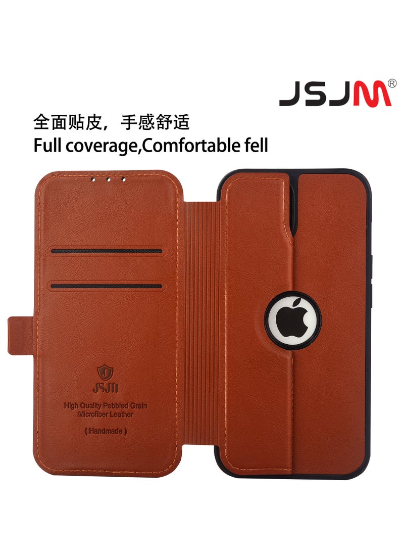 Phone Case for Samsung Galaxy S24 Ultra Success All Round Leather Book Case Khaki