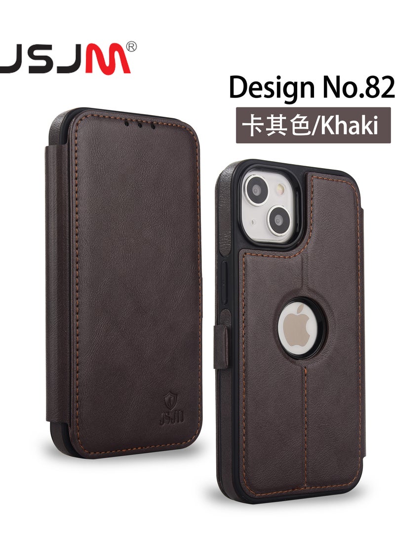 Phone Case for Samsung Galaxy S24 Ultra Success All Round Leather Book Case Khaki