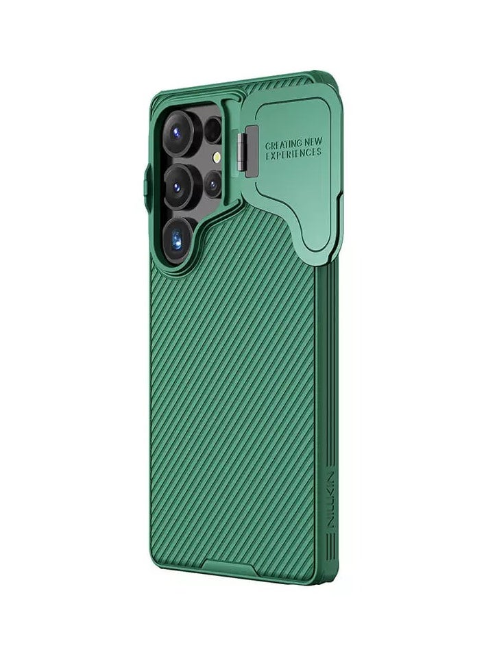 Nillkin Camshield Prop Magnetic Camera protective cover case for Samsung Galaxy S25 Ultra (Dark Green)