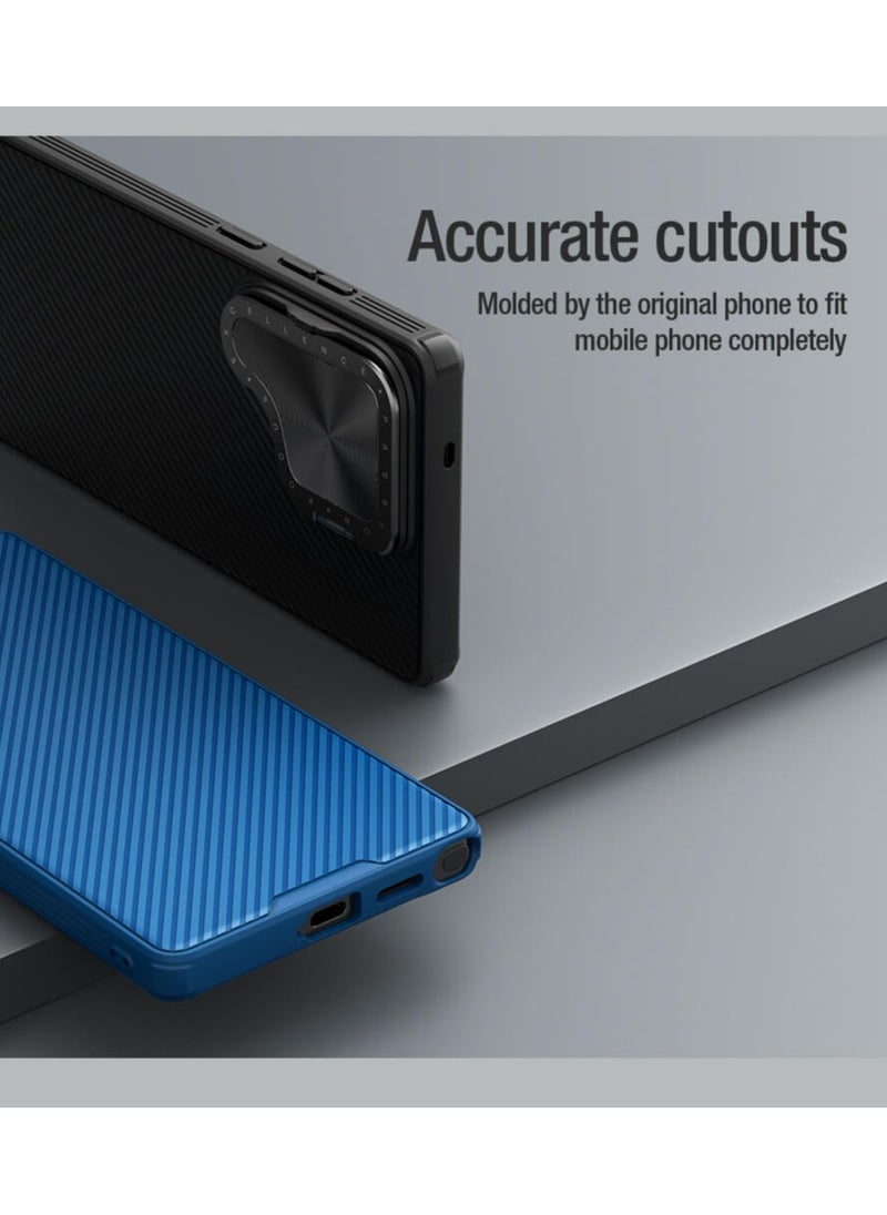 Nillkin Camshield Prop Camera protective cover case for Samsung Galaxy S25 Ultra (Blue)