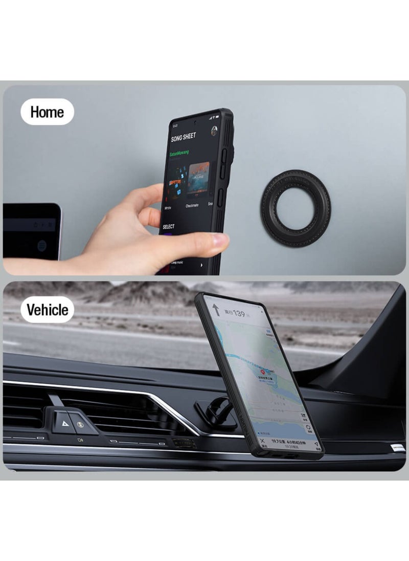 Nillkin Camshield Prop Magnetic Camera protective cover case for Samsung Galaxy S25 Ultra (Black)