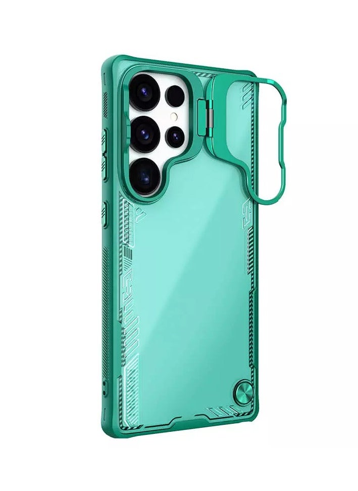 Nillkin Iceblade Prop Frame version Camera protective cover case for Samsung Galaxy S25 Ultra (Green)