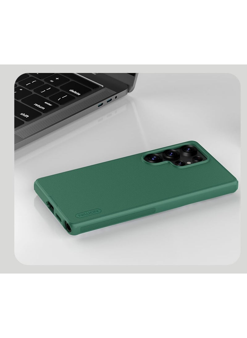 Nillkin Super Frosted Shield Pro Matte cover case for Samsung Galaxy S25 Ultra (Dark Green)