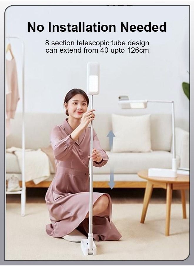 Portable Bluetooth Mini Selfie Ring Light Stick 3200-5500K For Live Stream Make Up Photography YouTube Vlog TikTok Videos LED Camera Extendable Foldable Desk Lamp For iPhone & Android Mobiles Stand