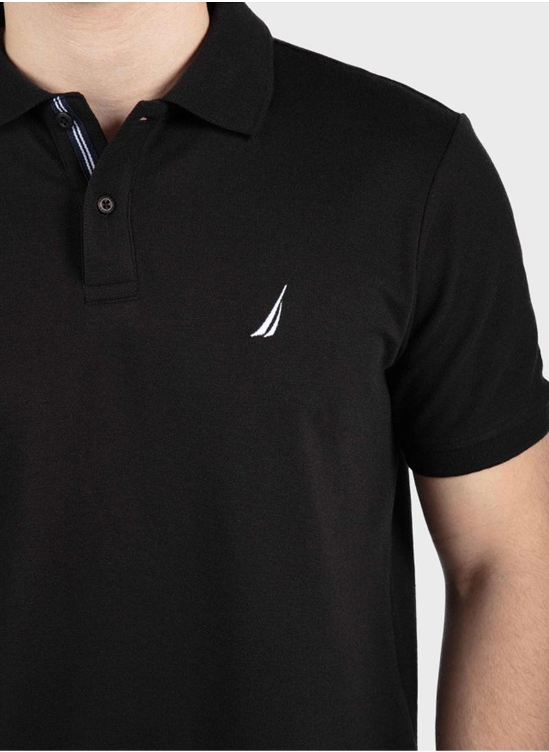 Classic Men's Cotton Black Polo Shirt – Breathable, Stylish, and Comfortable for Everyday Wear!