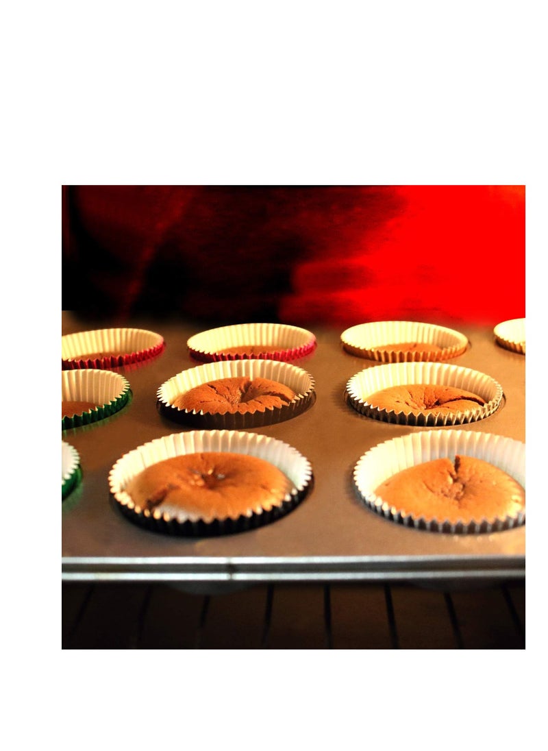 Eoonfirst Gold Foil Cupcake Case Liners Wrappers Baking Muffin Paper Cups 198 Pcs