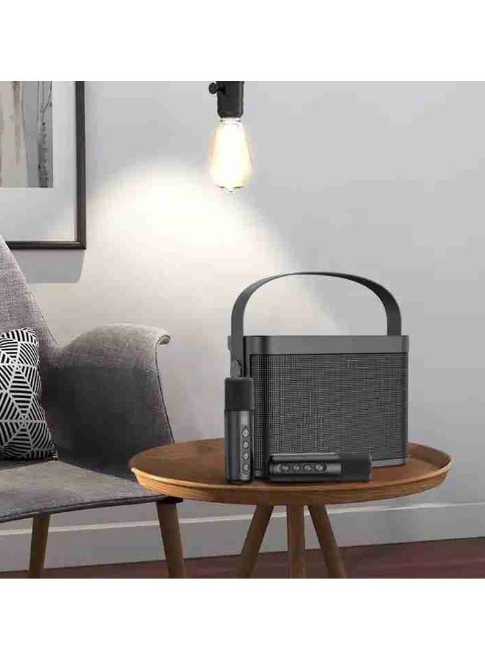 Karaoke Machine with 2 Wireless Microphones – Portable 60W Bluetooth Speaker System, High-Quality Sound, Perfect for Parties, Weddings, Meetings, and Events