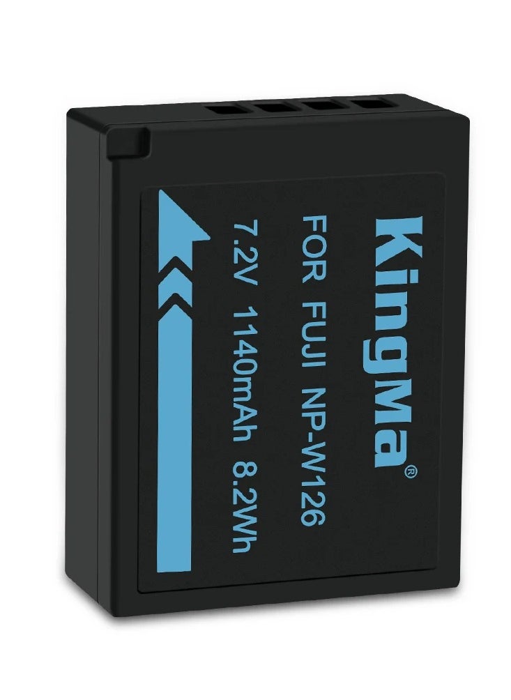 KingMa NP-W126 Battery 7.2V 1140mAh For FUJIFILM NP-W126 Battery XT2 XT10 XT20 XT30 XT100 XH1 X100F XA2