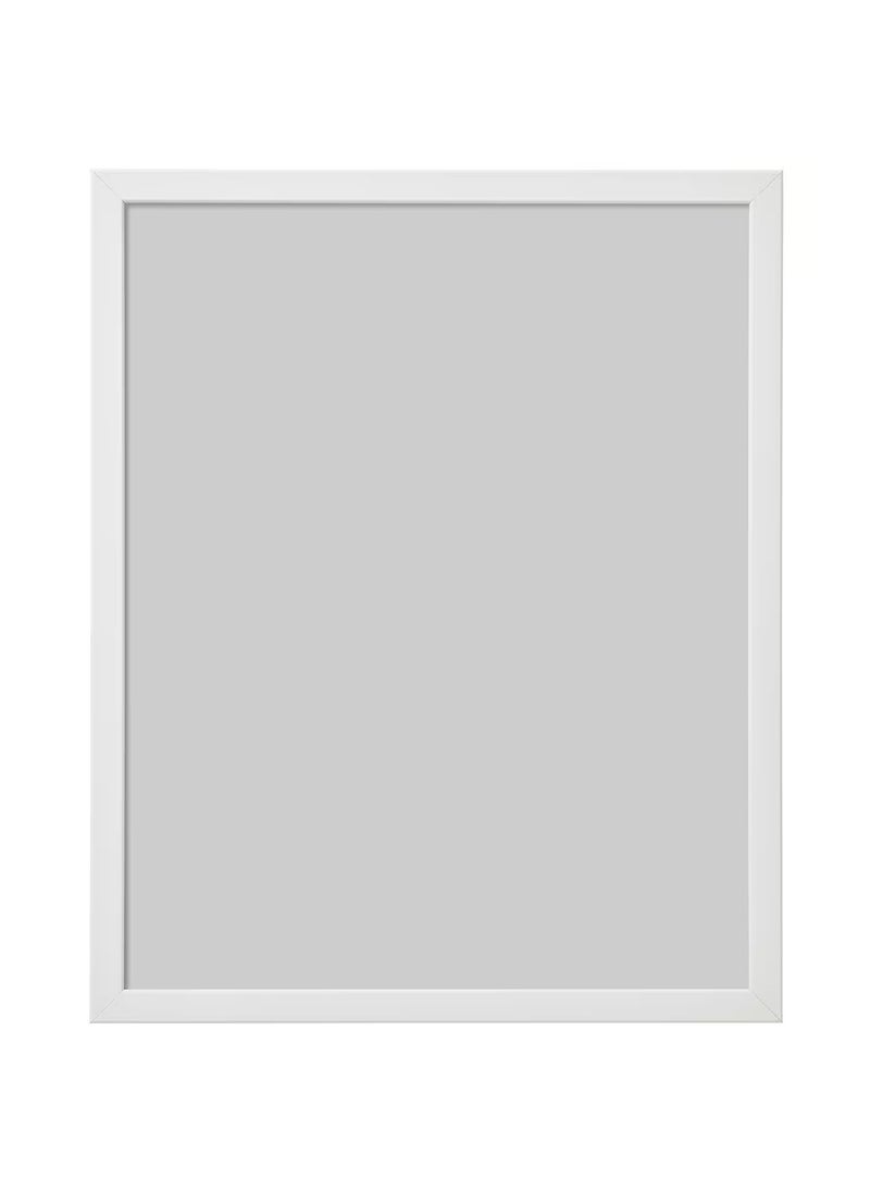 Picture Frame Wall Frame White Plastic & Fibreboard 40x50 cm