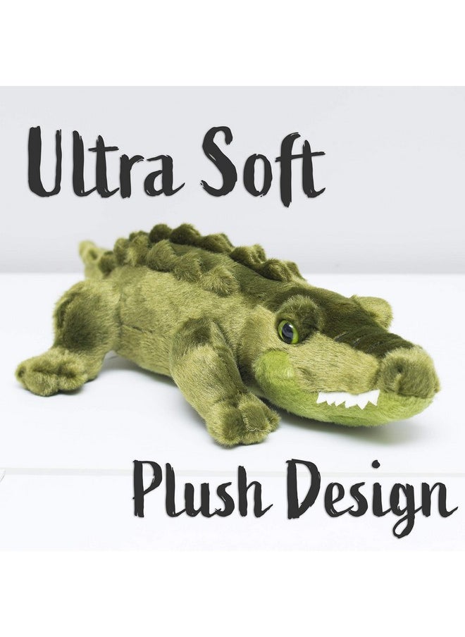 16” Alligator Stuffed Animal - Ultra Soft Gator Plush With Superior Softness - Perfect Size Alligator Plush Toy - Easy To Carry & Snuggle - Realistic & Cute - Bring A New Gator Home To Kids Ages 3+