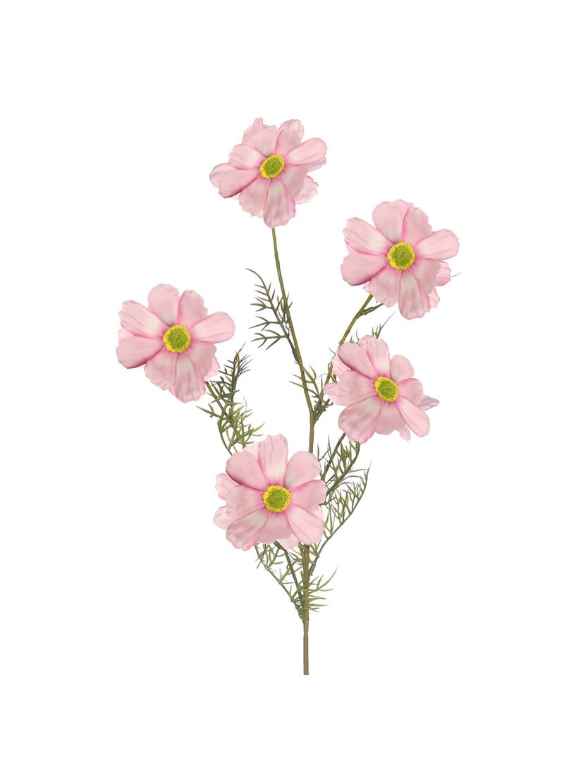 Yatai Artificial Silk Cosmos Flowers for Vase Filling Decorationd and other Flower Arrangements 2 pcs | Cosmos Flowers for Decorations (l-pink)