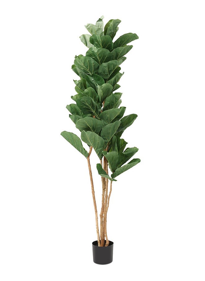 Trunky Style Fiddle Artificial Tree, Green 183 Cm