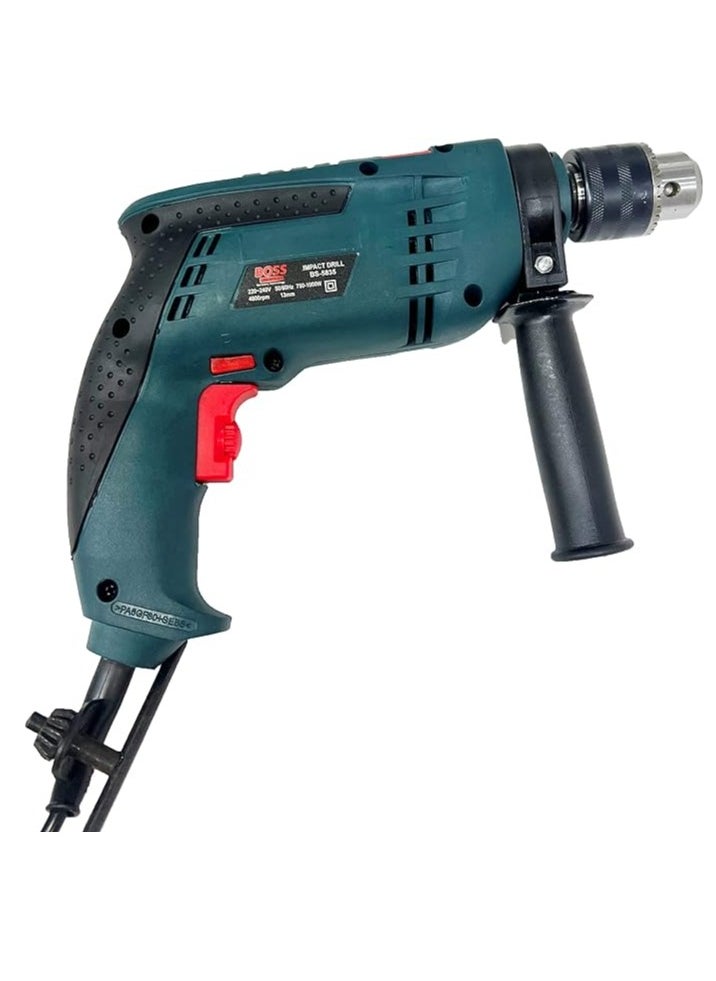 Impact Drill Machine 13mm 1000Watts with key 5060Hz 100 copper for home