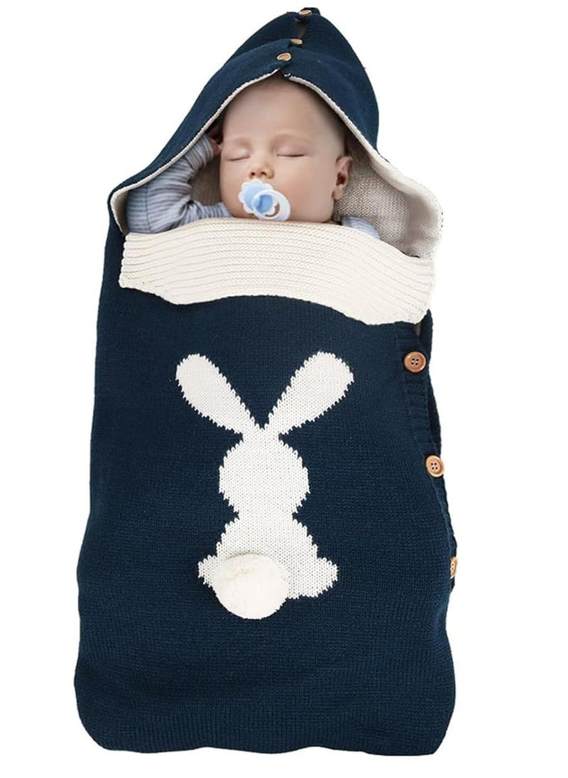 Baby Swaddle Wrap,Baby Knitting Sleeping Bag,Baby Swaddle Blanket Refer To 0-12 Months Girls Or Boys.