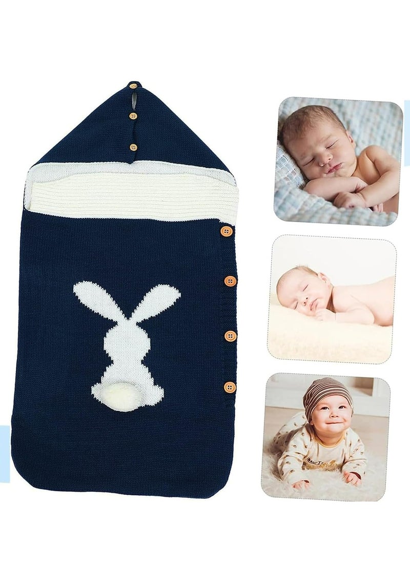 Baby Swaddle Wrap,Baby Knitting Sleeping Bag,Baby Swaddle Blanket Refer To 0-12 Months Girls Or Boys.