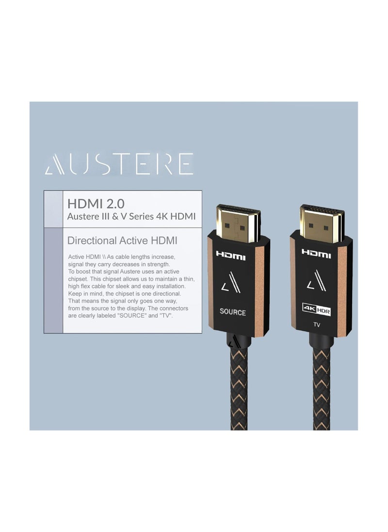 Austere 4K Active HDMI Cable 5M 4K HDR