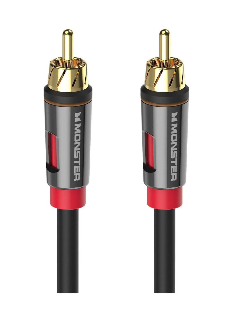 Monster 6-FT 1.82 M Coaxial Audio Cable for Subwoofer