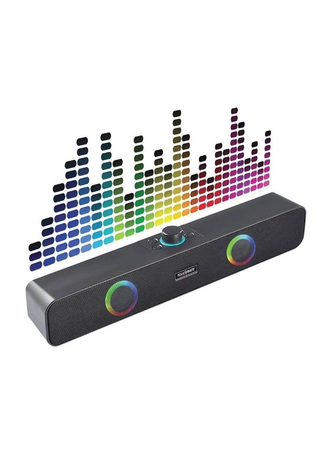 Tm-Bts650 Bluetooth Soundbar Speaker With Rgb Lights