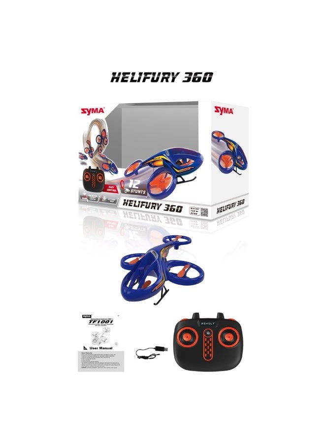 Tf1001 Helifury 360° 4 Channels Remote Control Drone