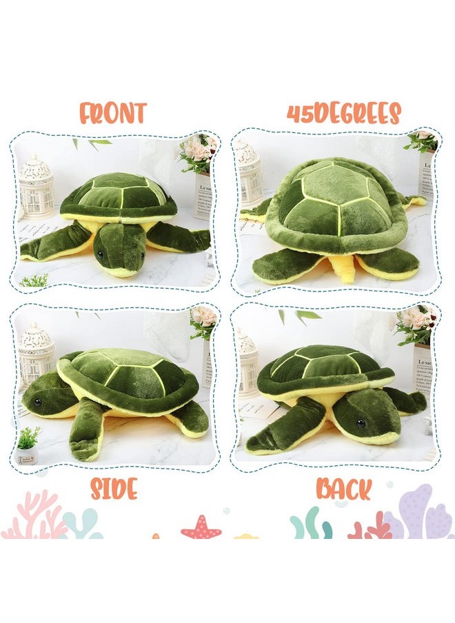 Turtle Stuffed Animals Sea Turtle Plush, Giant Stuffed Turtle, Plush Pillow Toys, Tortoise Plush Toys Doll For Birthday Christmas Thanksgiving Day Halloween(33 Inches)