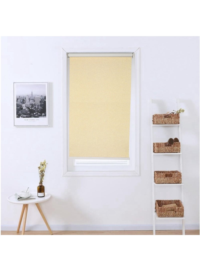 Premium Blackout Roller Blinds - 100% Light Blocking, Modern Design, UV Protection, Durable Polyester, Easy Install Window Shades for Home & Office