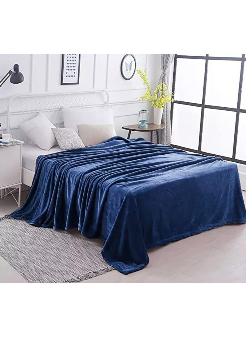 Soft Warm Cozy Plush Lightweight Fleece Microfiber Queen Size Bed Throw Blanket