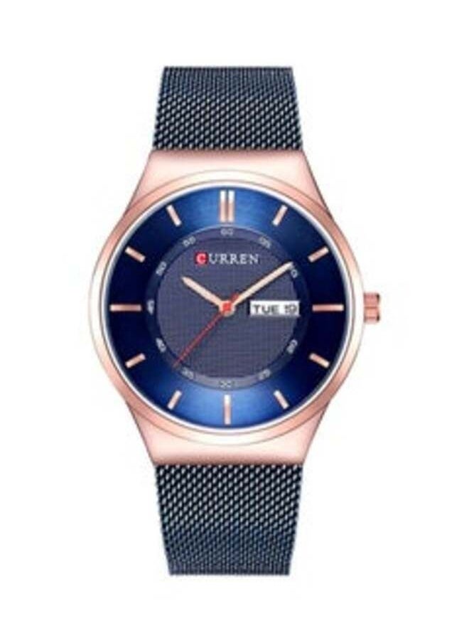 Men's 8311 Stainless Steel Analog Quartz Watch - Blue