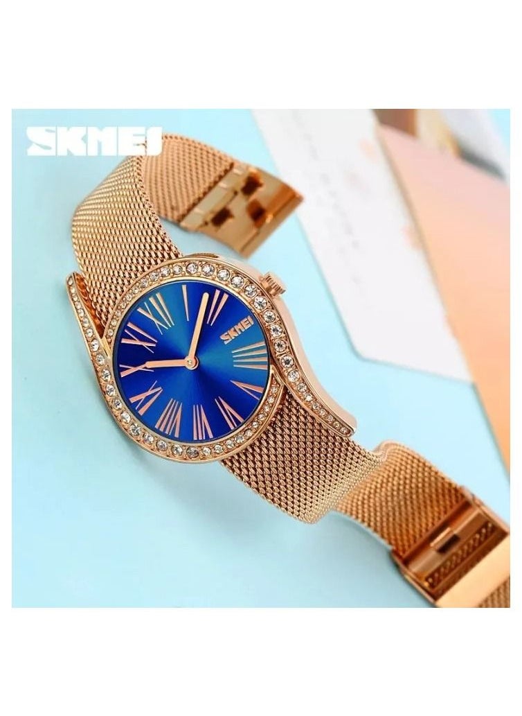 SKMEI 9252 Creative Diamond Elegant Ladies Wristwatches Japan Quartz movement Fashion Women Watch