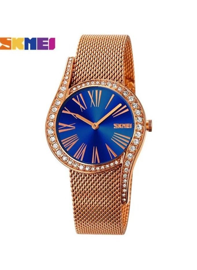 SKMEI 9252 Creative Diamond Elegant Ladies Wristwatches Japan Quartz movement Fashion Women Watch