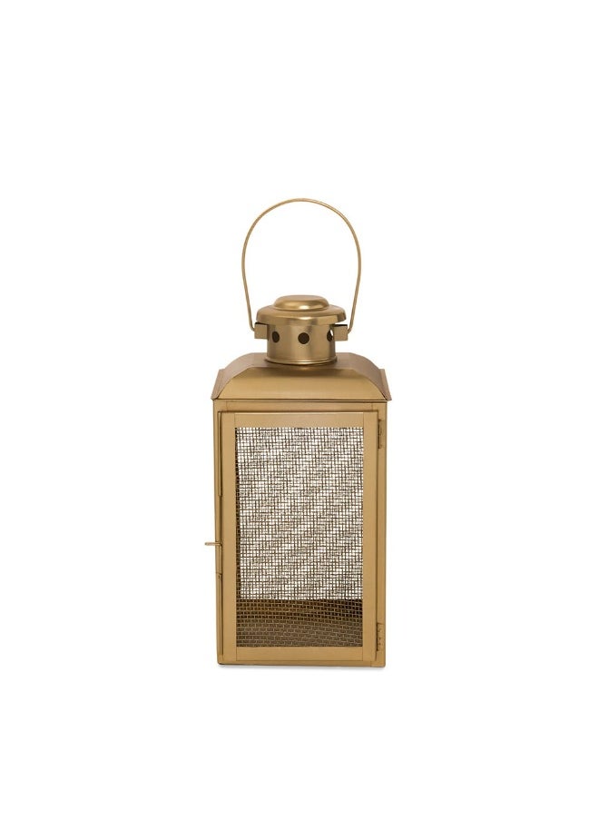 Hayle Lantern, Gold - 16X33Cm