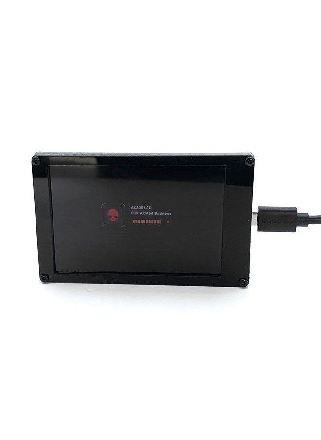 3.5 Inch IPS Display Screen Secondary Screen Mini Monitor Horizontal Vertical Screen Switching 360° Rotation Dual USB Ports