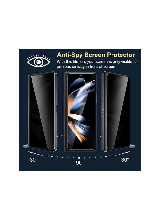 Galaxy Z Fold 6 Privacy Screen Protector Anti-Peeping Nano Soft Film Outer Screen + Inner Screen Anti-Peeping Soft Film Anti-Peeping protective Film