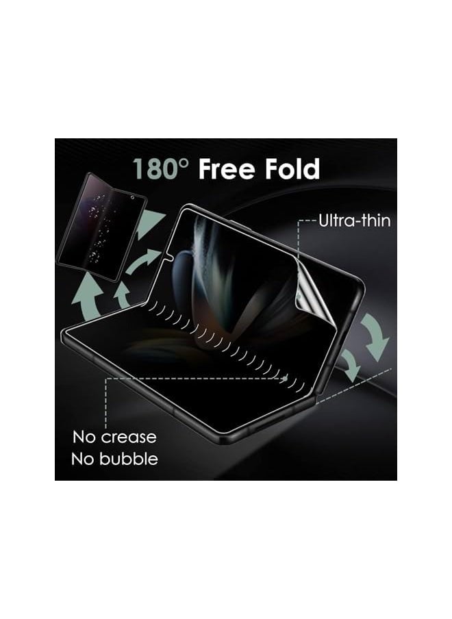 Galaxy Z Fold 6 Privacy Screen Protector Anti-Peeping Nano Soft Film Outer Screen + Inner Screen Anti-Peeping Soft Film Anti-Peeping protective Film
