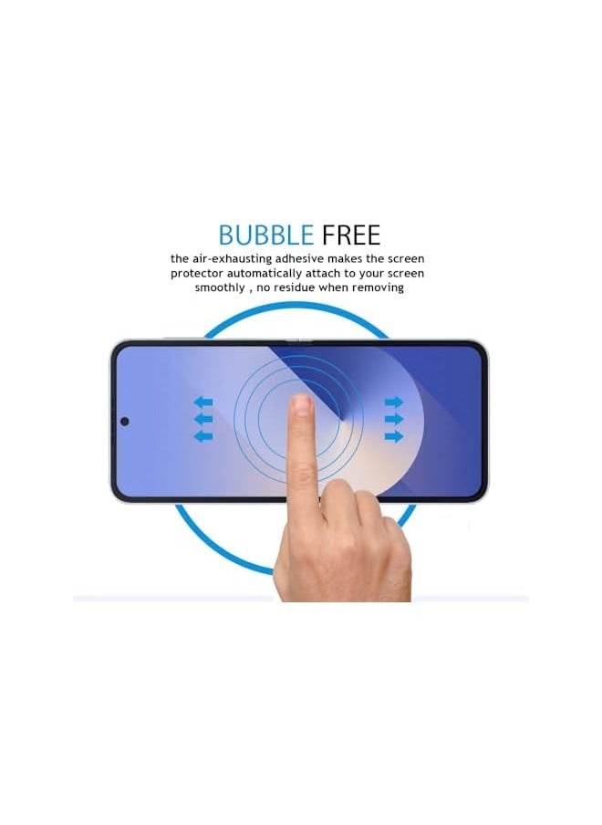 Screen protector Compatible with Galaxy Z Flip6 Screen Protector, Soft HD Clear Anti-Scratch Bubble-Free Full Coverage Screen Protector Film for Galaxy Z Flip 6 2024