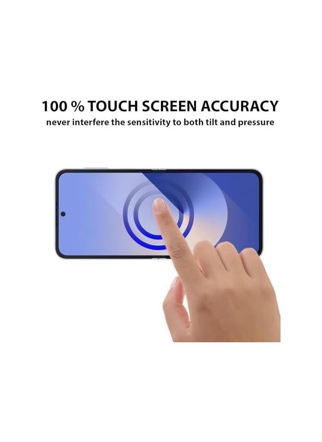 Screen protector Compatible with Galaxy Z Flip6 Screen Protector, Soft HD Clear Anti-Scratch Bubble-Free Full Coverage Screen Protector Film for Galaxy Z Flip 6 2024