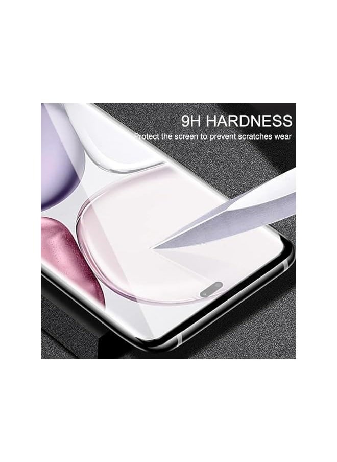 [2 Pack] Tempered Glass for Honor X9C 5G Screen Protector,9H Hardness High Definition Full Covered Clear Scratch Resistant Bubble Free Anti-Fingerprints