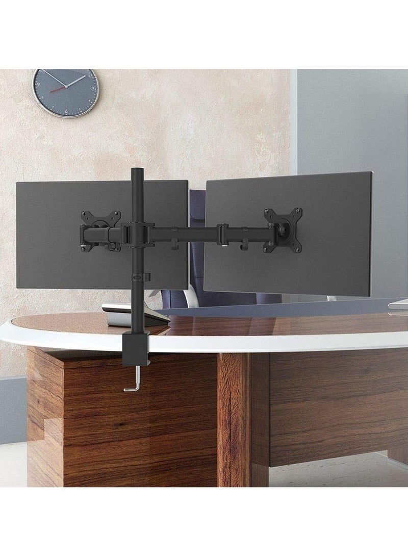 Essential Dual Monitor Articulating Arm Desk Mount