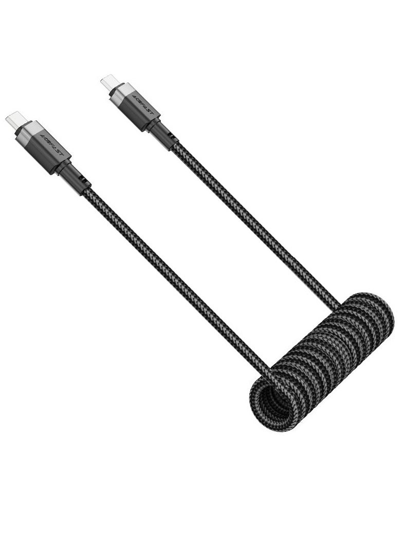 ACEFAST C14-03 60W USB-C to USB-C spring charging data cable
