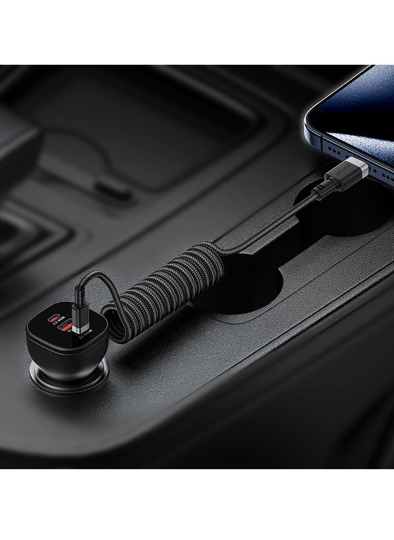 ACEFAST C14-03 60W USB-C to USB-C spring charging data cable