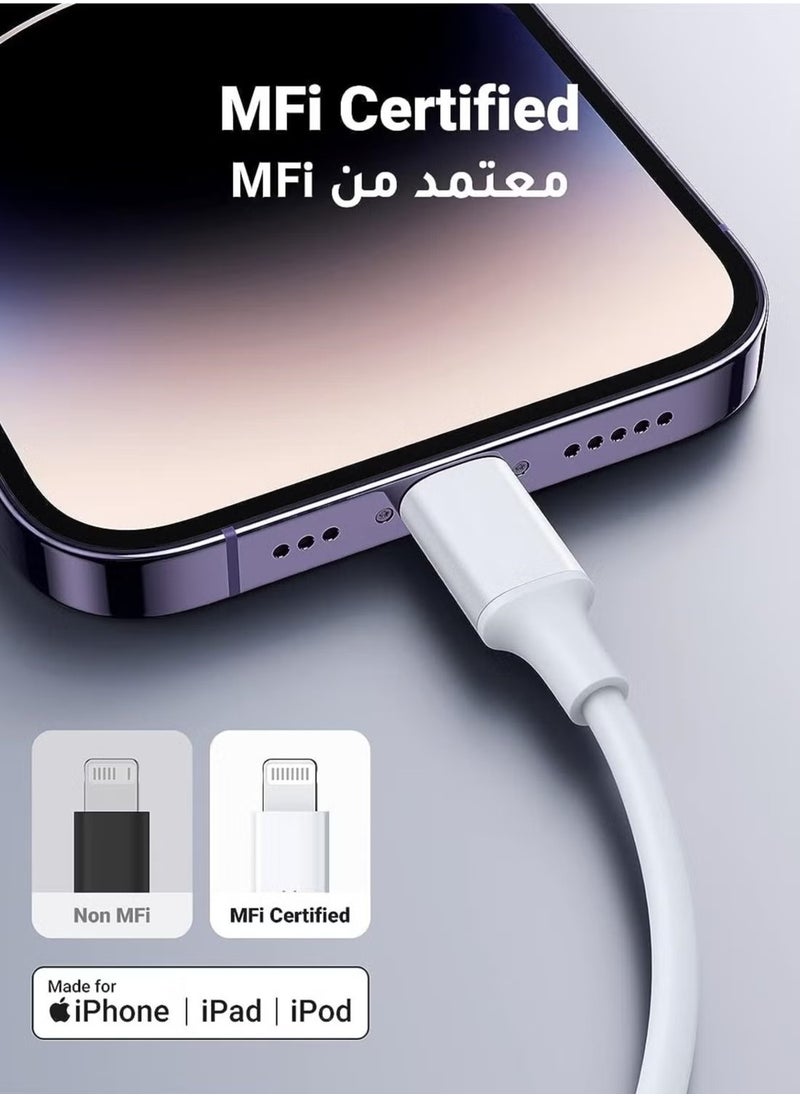 iPhone Charger Cable 1M [MFi Certified] USB C to Lightning Cable Fast Charging Power Delivery PD 20W iPhone Cable for iPhone 14/14 Pro/14 Plus/14 Pro Max, iPad Pro, iPhone 8-13 All Series