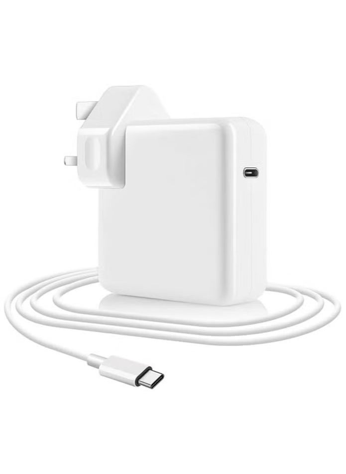 96W Type C Macbook Pro-Air Fast Replacement Charger, Power Adapter works with 13, 14, 15, 16 Inch 2016/17/18/19/20 Model Laptops, Tabs & Smartphones, Thunderbolt Charger with USB C Cable, iPhone 15