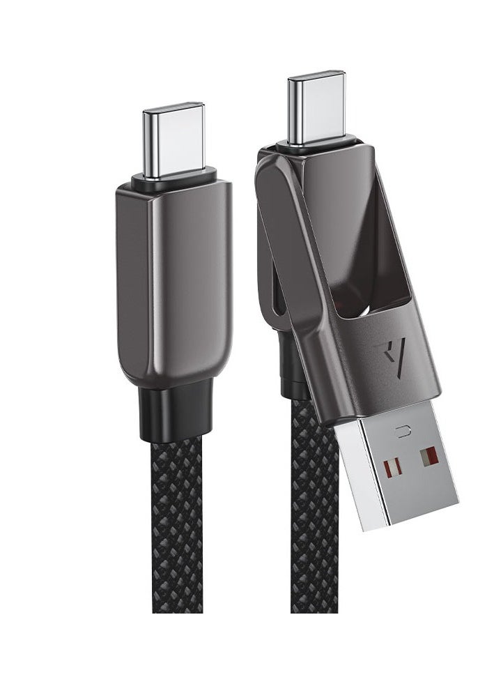 ACEFAST C13-04 USB-A / USB-C to USB-C charging data cable.